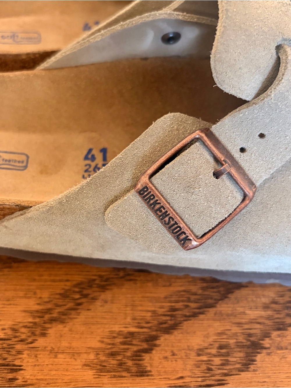 Birkenstock Boston Suede Clogs - Picture 2 of 3